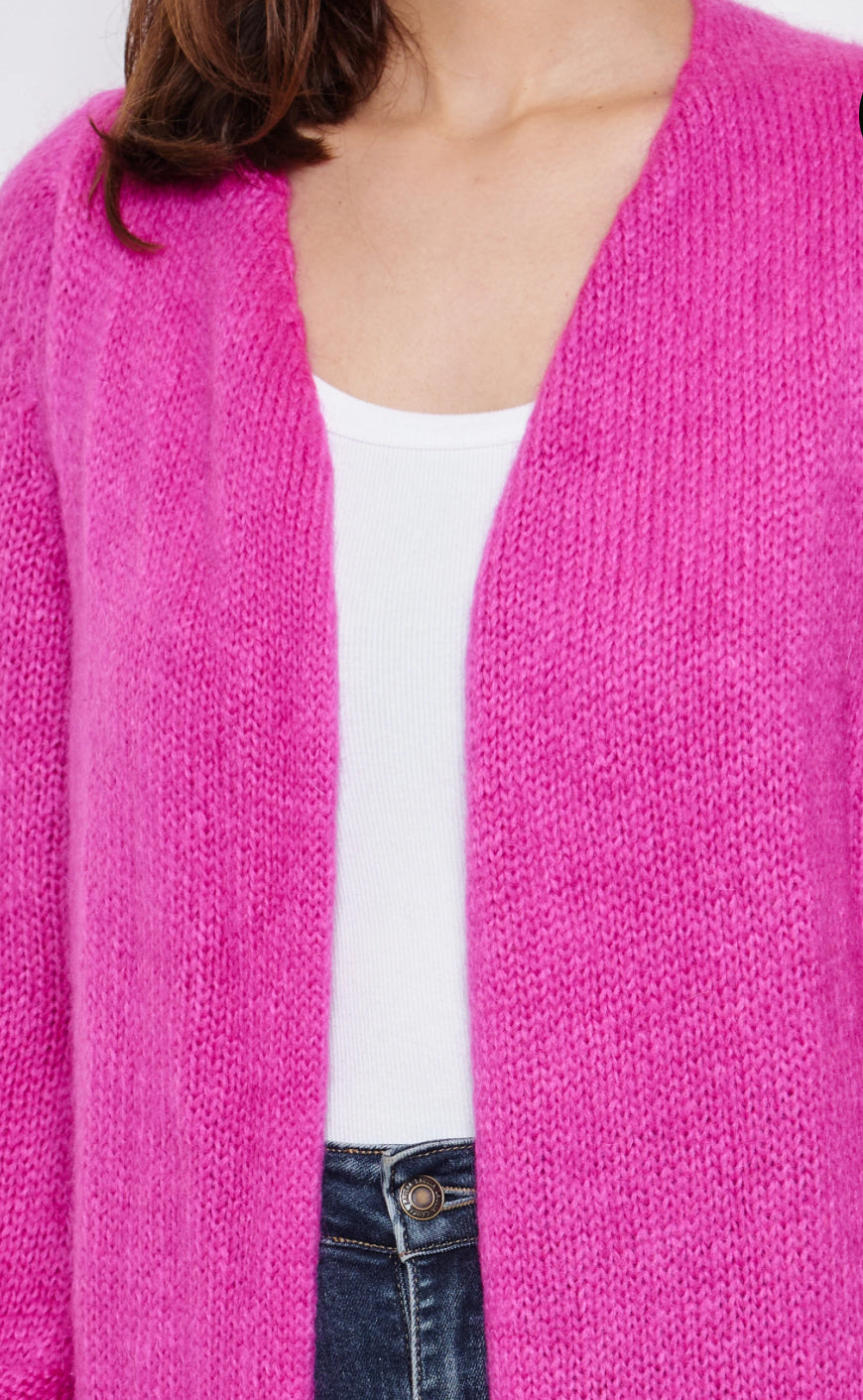 Gillet en maille mohair