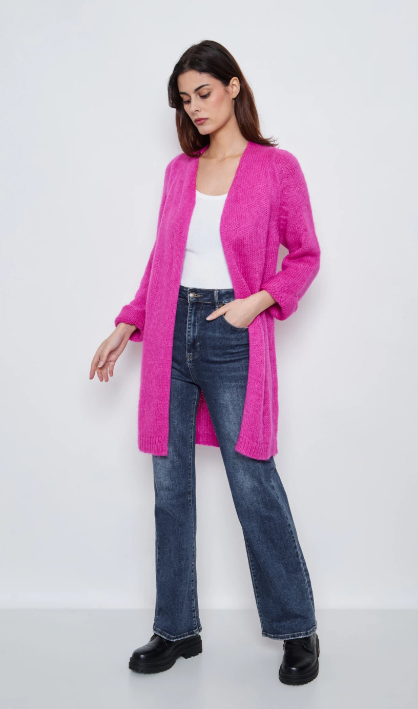 Gillet en maille mohair