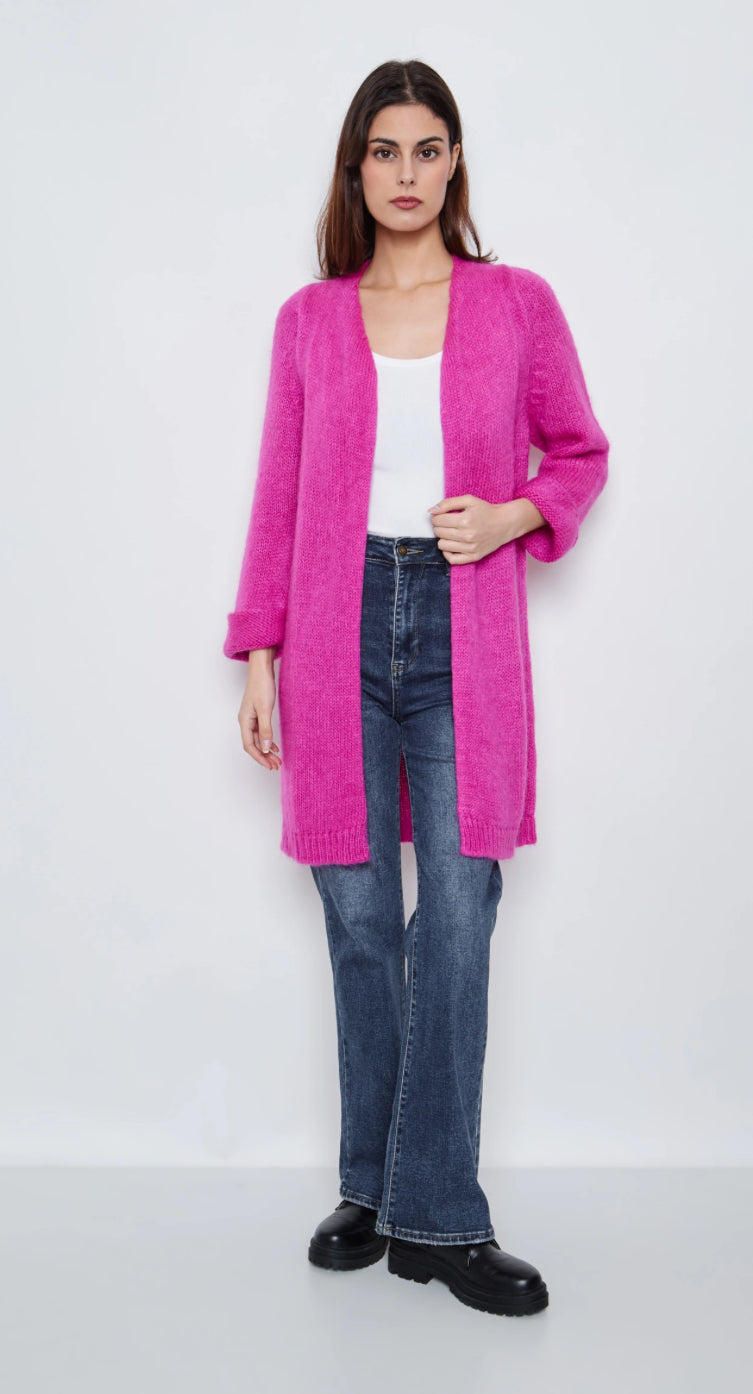 Gillet en maille mohair